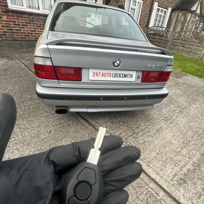 BMW door opening, Oxted