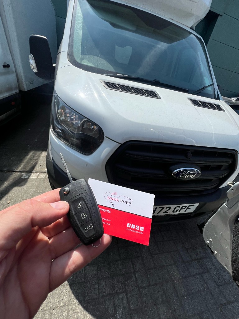 Ford Transit spare key cut and programmed, Brighton