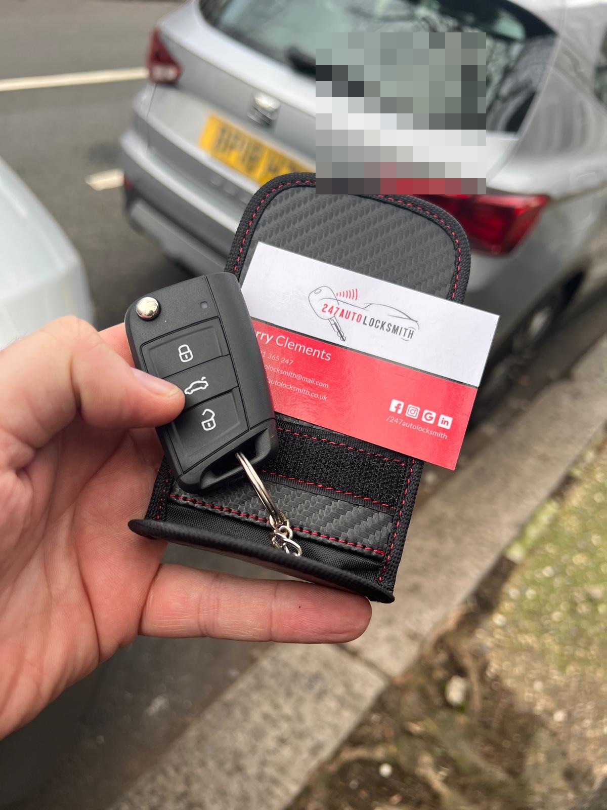 SEAT spare key programmed at the vehicle