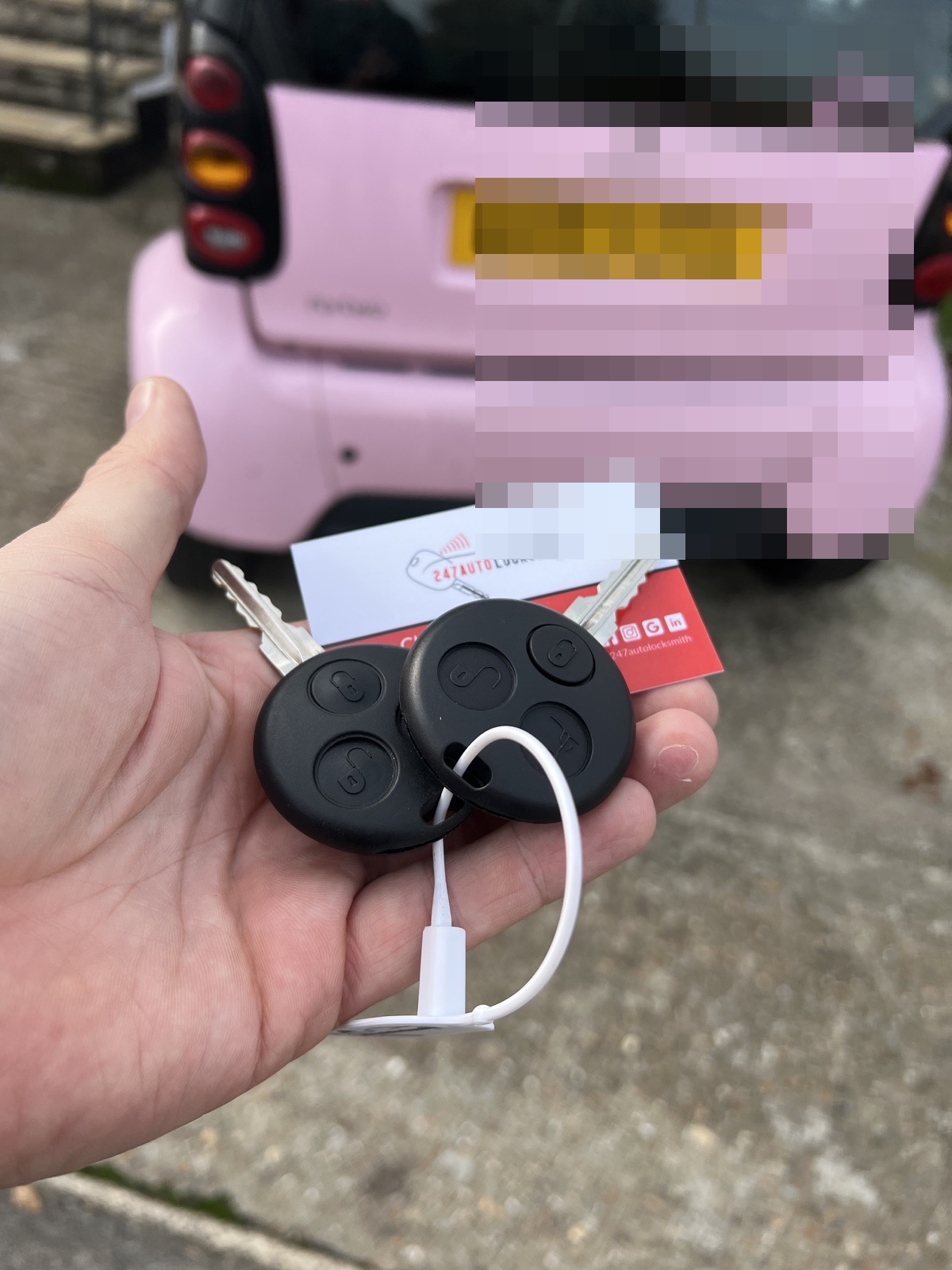 Smart Fortwo spare keys
