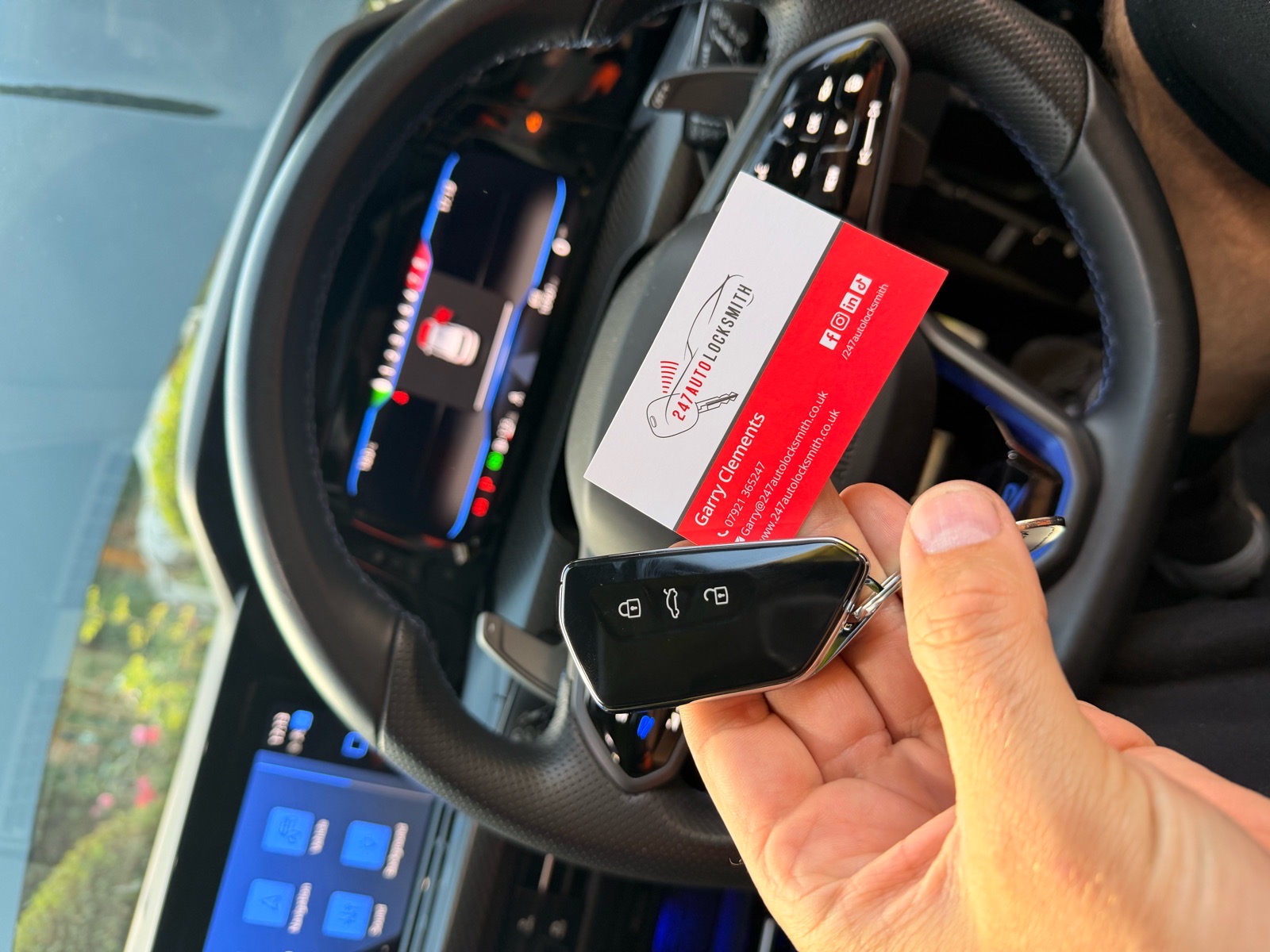 Volkswagen Golf spare key in Haywards Heath