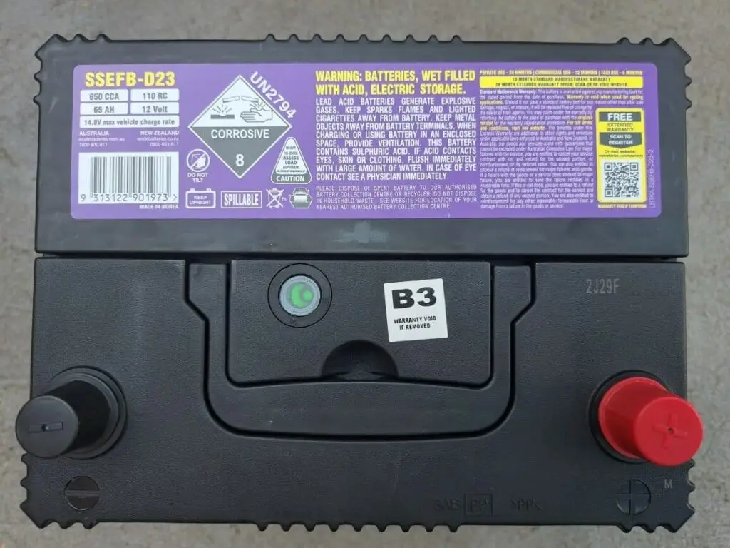 car battery coding