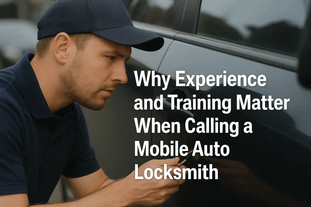 car locksmith opening door