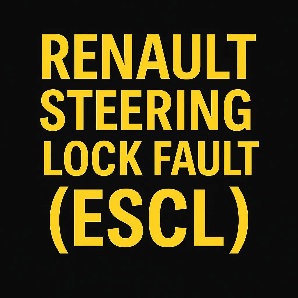 renault steering lock replacment